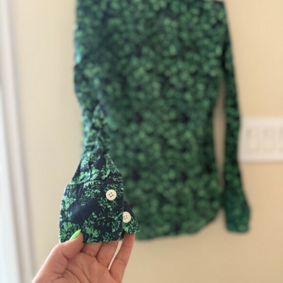 J. Crew The Perfect Shirt Liberty London Cotton Size XS Long Sleeve Button Up - Picture 6 of 6